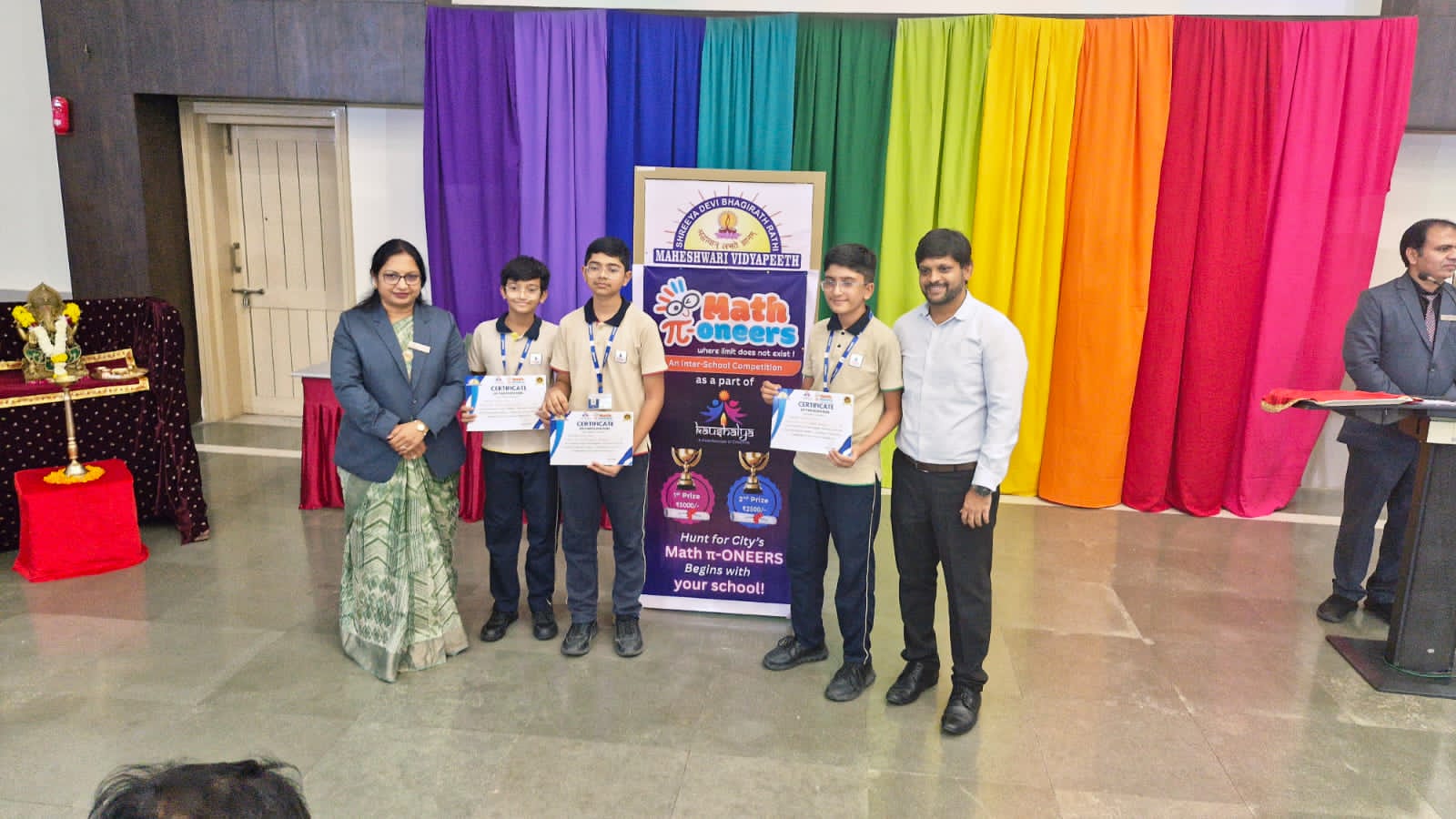 The Inter school Math Pi-oneers Competition