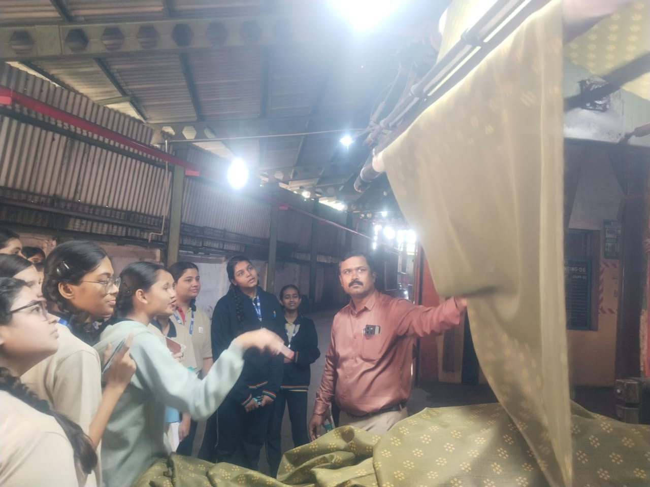 Field Trip to Laxmipati Textile-(Grade X to XII)